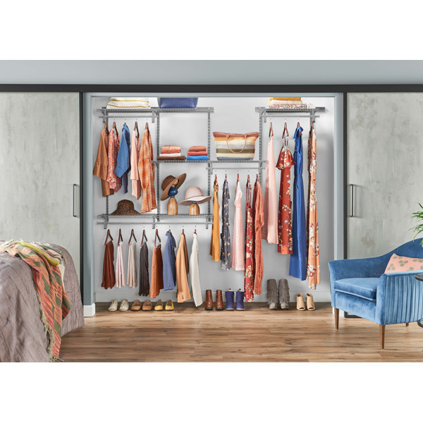 ClosetMaid ShelfTrack 60" W 96" W Closet System Starter Kit & Reviews